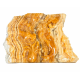 carving aquarium yellow calcite