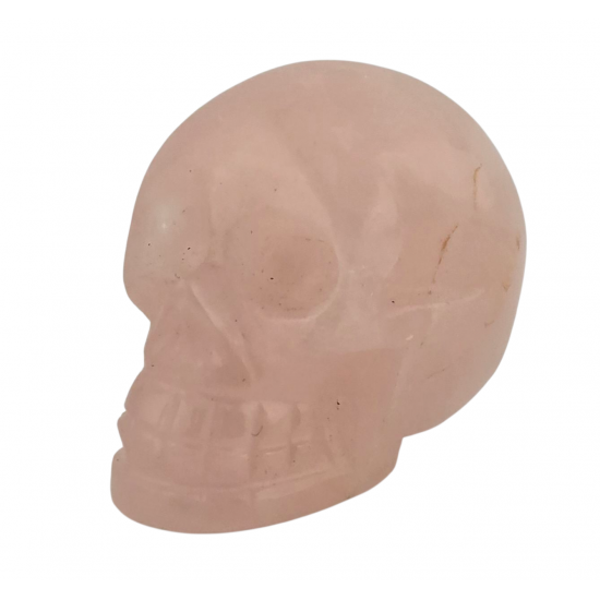 skull rose quartz