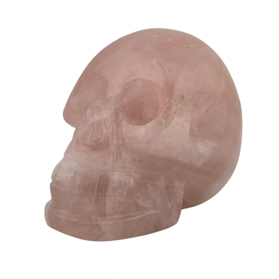 skull rose quartz