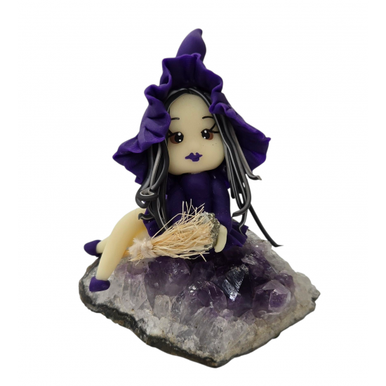 purple witch on amethyst purple witch on amethyst