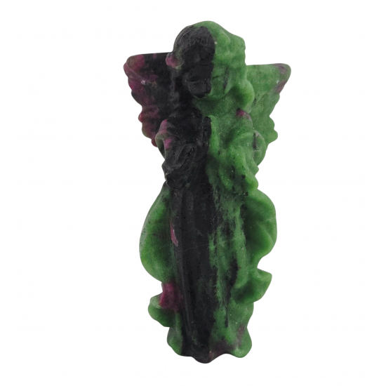 ange en zoisite et rubis