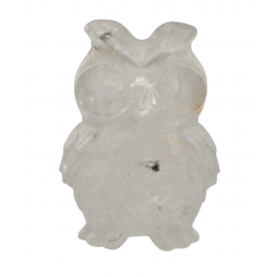 Hibou Quartz cristal de roche