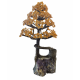amethyst tree fountain with citrine leaf 