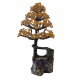 amethyst tree fountain with citrine leaf 