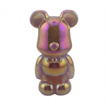 Teddy bear titanium rose quartz