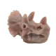 Triceratops pink opal