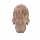 Triceratops pink opal