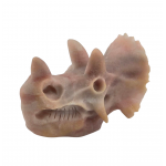 Triceratops pink opal