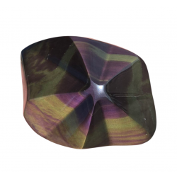 star rainbow obsidian