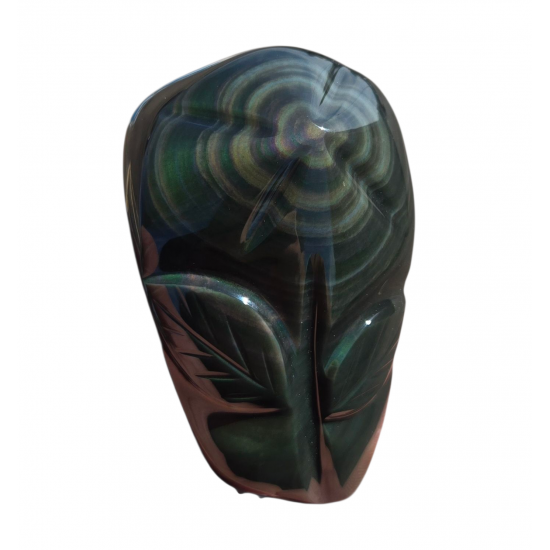 flower rainbow obsidian