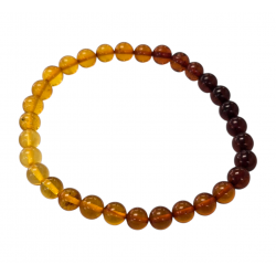 amber 6mm bracelet