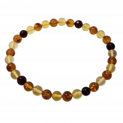 amber 6mm bracelet