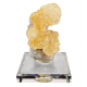 Hyalite opal on chalcedony