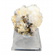 Hyalite opal on chalcedony