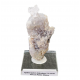 Hyalite opal on chalcedony
