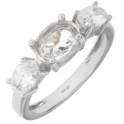 Ring K-02 Sterling Silver Aquamarine
