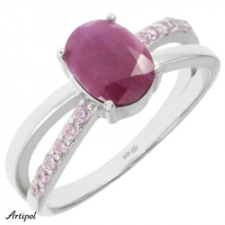 Ring K-05 Sterling Silver Ruby