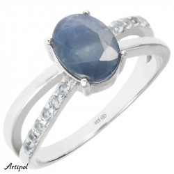 Ring K-05 Sterling Silver Sapphire