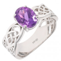 Ring K-07 Sterling Silver Amethyst