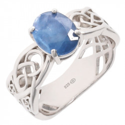 Ring K-07 Sterling Silver Sapphire