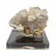 Hyalite opal on chalcedony