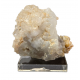 Hyalite opal on chalcedony