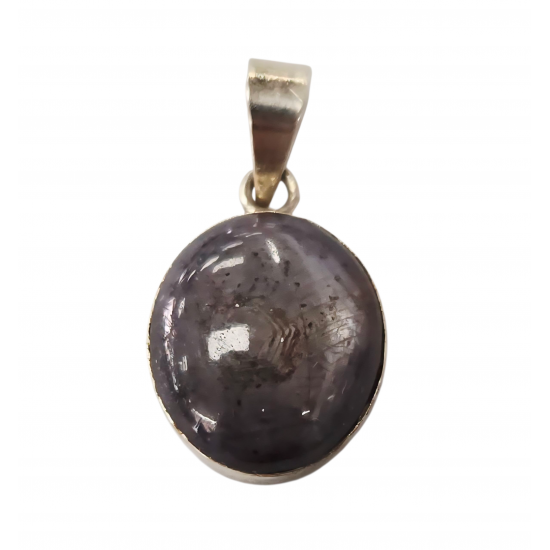 Sterling Silver star ruby pendant
