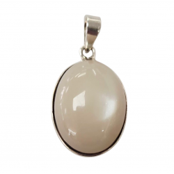 pendant moonstone silver