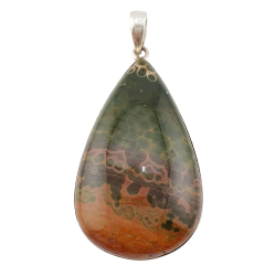 pendant ocean jasper silver