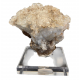 Hyalite opal on chalcedony
