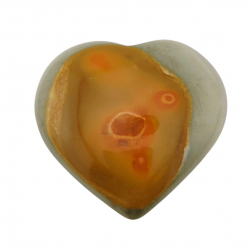 Polychrome jasper heart