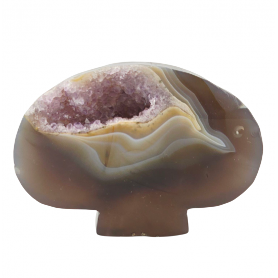 mushroom amethyst - agate