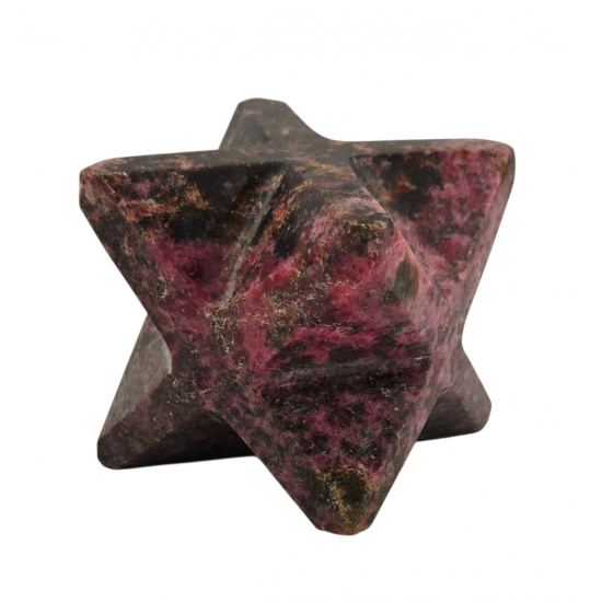 merkaba rhodonite 8cm