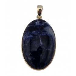 pendant sodalite silver