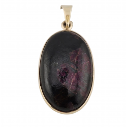 pendentif eudialyte argent