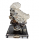 Hyalite opal on chalcedony