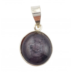 Sterling Silver star ruby pendant