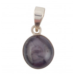 Sterling Silver star ruby pendant