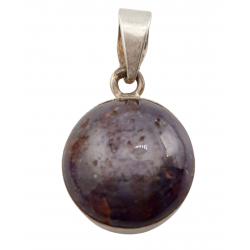 Sterling Silver star ruby pendant