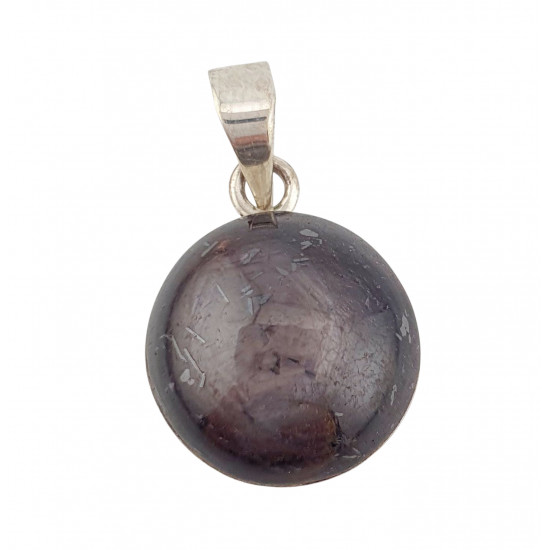 Sterling Silver star ruby pendant