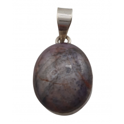 pendentif Rubis etoile argent