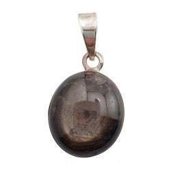 pendentif Rubis etoile argent