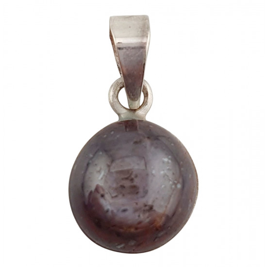 Sterling Silver star ruby pendant