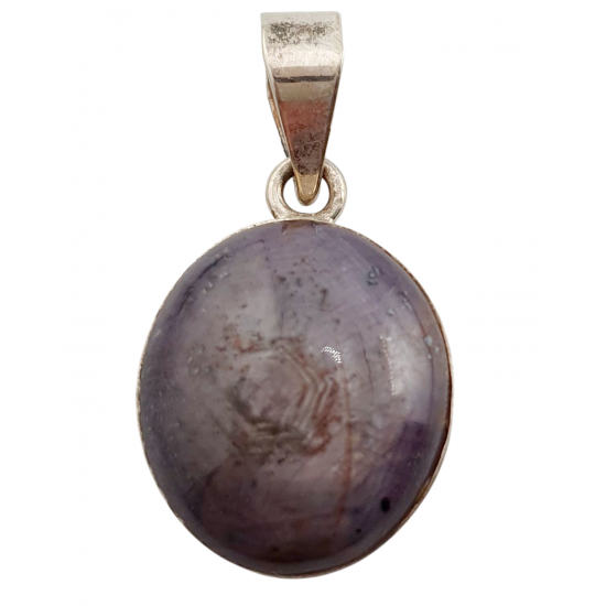 Sterling Silver star ruby pendant