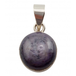 pendentif Rubis etoile argent