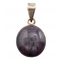 Sterling Silver star ruby pendant