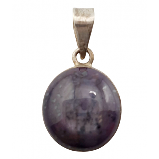 Sterling Silver star ruby pendant