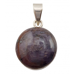 Sterling Silver star ruby pendant