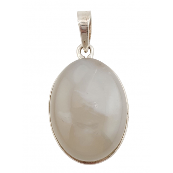 pendant moonstone silver