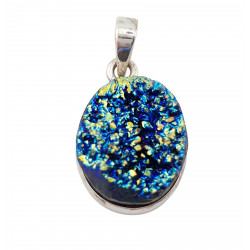 pendant titanium quartz silver
